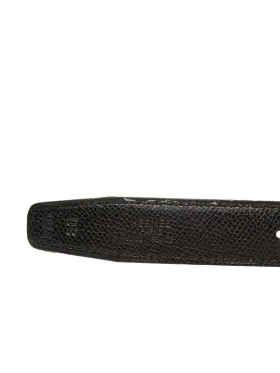 Hermes Constance Belt 80 Black Red Courchevel